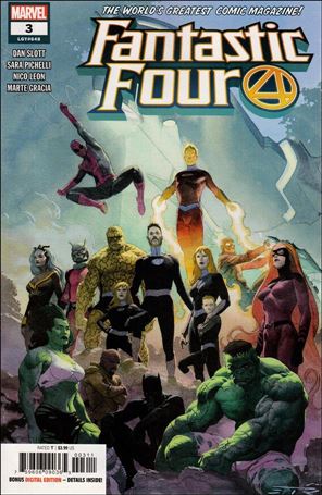 Fantastic Four (2018) issue 3 Esad Ribic Cover