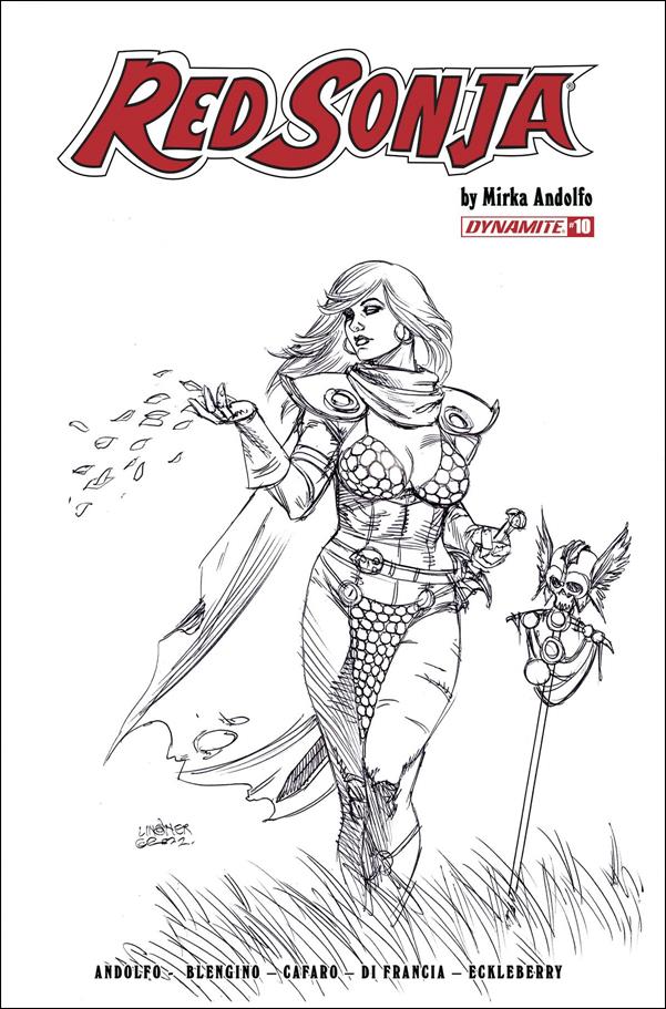 Red Sonja (2021) issue 10-P Joseph Michael Linsner 1:25 Black & White Cover