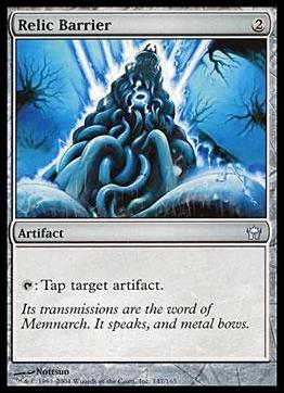 Magic the Gathering: Fifth Dawn (Base Set) card 147 Relic Barrier