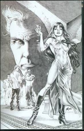 Vampirella Quarterly issue 1.3-E Matt Haley Black & White Cover 1/500