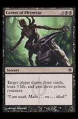 Magic the Gathering: New Phyrexia card 53 Caress of Phyrexia
