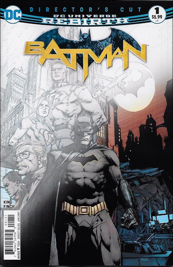 Batman (2016) issue 1-V David Finch Director's Cut Cover