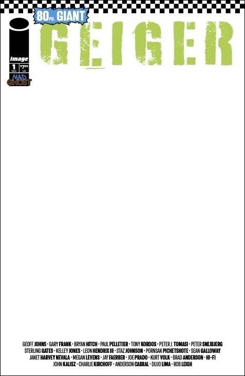 Geiger 80-Page Giant issue 1-E Blank/Sketch Cover