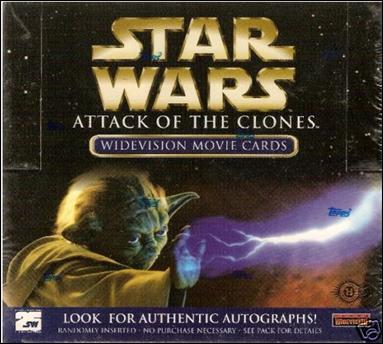 Star Wars: Attack of the Clones Widevision  card 1 Sealed Hobby Box