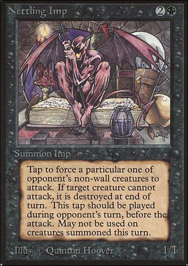 Magic the Gathering: Limited Edition Beta (Base Set) card 118 Nettling Imp