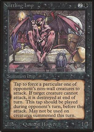 Magic the Gathering: Limited Edition Beta (Base Set) card 118 Nettling Imp