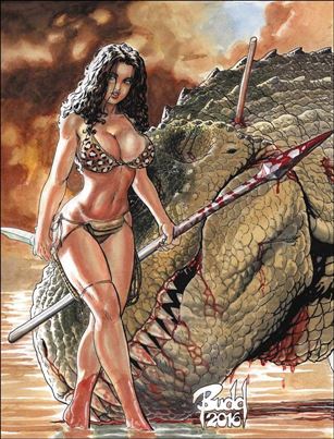 Cavewoman: Ankha's Revenge issue 1-D Budd Root Special Edition Cover, 1/500