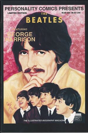 Beatles issue 3-B George Harrison Limited Edition w/Trading Cards