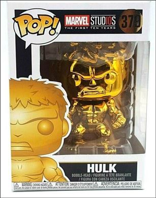 POP! Marvel figure 379 Hulk (Gold Chrome)