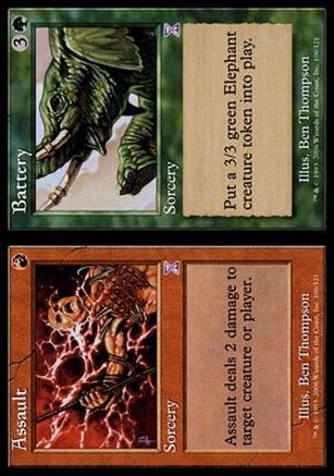 Magic the Gathering: Time Spiral (Timeshifted Subset) card 106 Assault / Battery