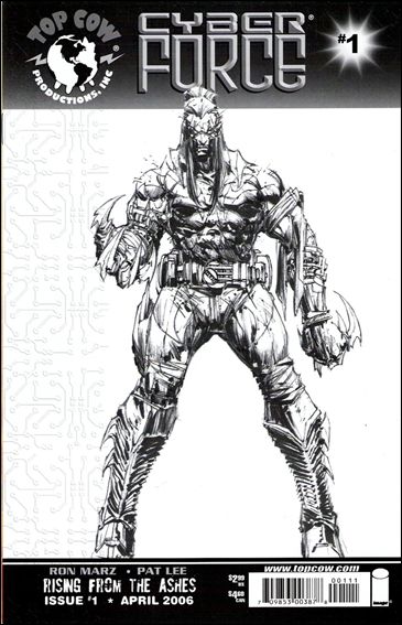 Cyberforce (2006) issue 1-D 1:10 Sketch Cover