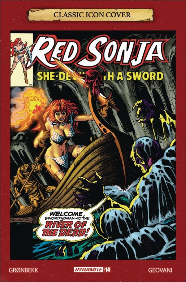 Red Sonja (2023) issue 14-G Frank Brunner Icon 1:10 Cardstock Cover