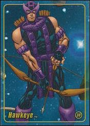 Marvel Heroes Figure Factory: Series 1 (Base Set) card 30 Hawkeye