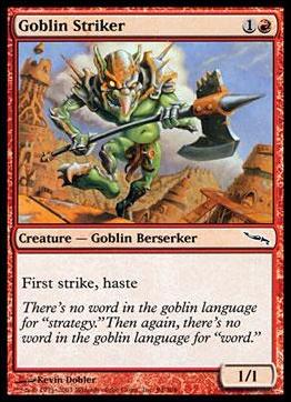 Magic the Gathering: Mirrodin (Base Set) card 94 Goblin Striker