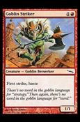 Magic the Gathering: Mirrodin (Base Set) card 94 Goblin Striker