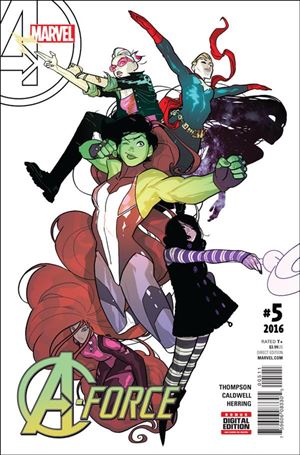 A-Force (2016) issue 5 Ben Caldwell Cover