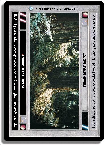 Star Wars: Endor Limited (Base Set) card 70 Endor: Dense Forest