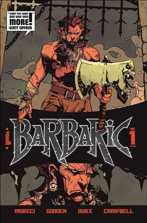 Barbaric issue 1-K Nathan Gooden Cover (2nd Printing)