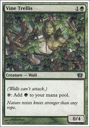 Magic the Gathering: 8th Edition (Base Set) card 287 Vine Trellis