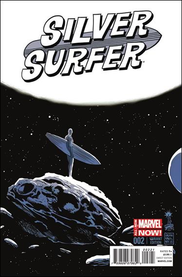 Silver Surfer (2014) issue 2-B Francesco Francavilla 1:50 Cover