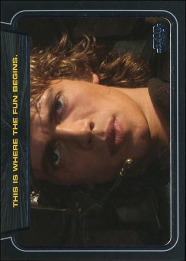 Star Wars Galactic Files (Classic Lines Subset) card CL-7 This Is Where The Fun Begins.