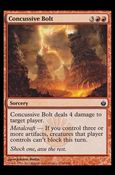 Magic the Gathering: Mirrodin Besieged (Base Set) card 60 Concussive Bolt