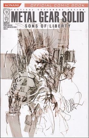 Metal Gear Solid: Sons of Liberty issue 0-B Ashley Wood Sketch Cover