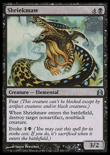 Magic the Gathering: Commander (Base Set) card 100 Shriekmaw