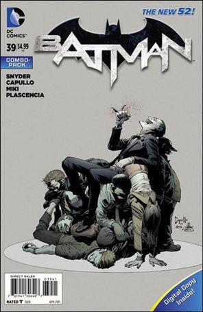 Batman (2011) issue 39-C Unbagged Greg Capullo Cover Combo Pack