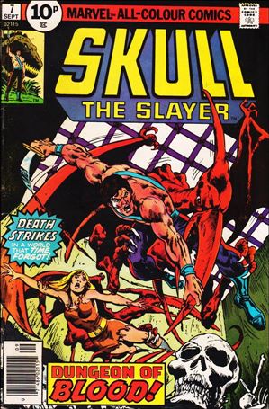 Skull, the Slayer issue 7-B UK Price Cover