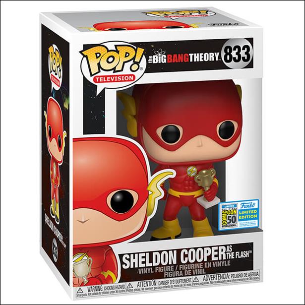 POP! Television figure 833.2 Sheldon Cooper as the Flash