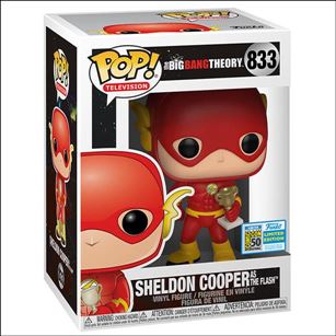 POP! Television figure 833.2 Sheldon Cooper as the Flash