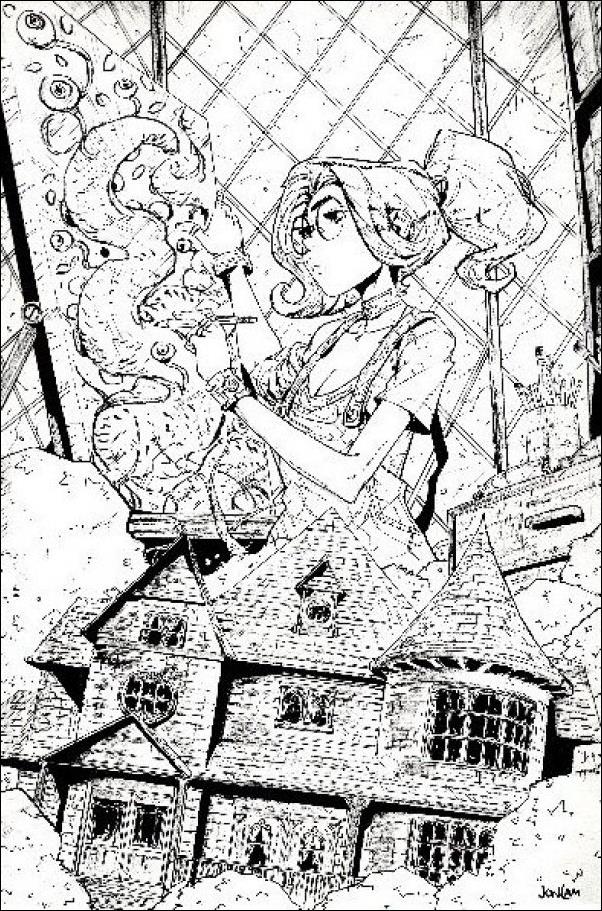 Me You Love in the Dark issue 1-H Jon Lam Comic Corner Sketch Cover