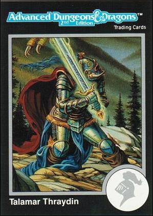 TSR 1991 Trading Cards Premier Edition Factory Set (Base Set) card 30 Advanced Dungeons & Dragons - Talamar Thraydin