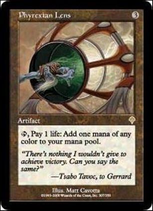Magic the Gathering: Invasion (Base Set) card 307 Phyrexian Lens