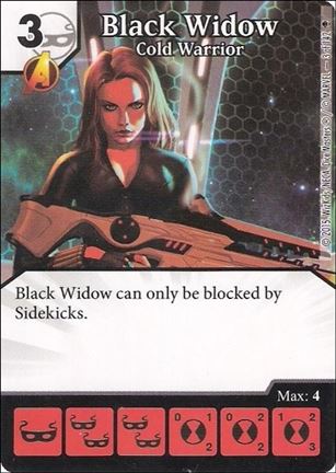 Marvel Dice Masters Age of Ultron  card 3 Black Widow: Cold Warrior