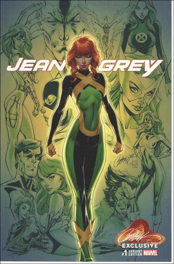 Jean Grey (2017) issue 1-M J Scott Campbell "Marvel Girl" Cover