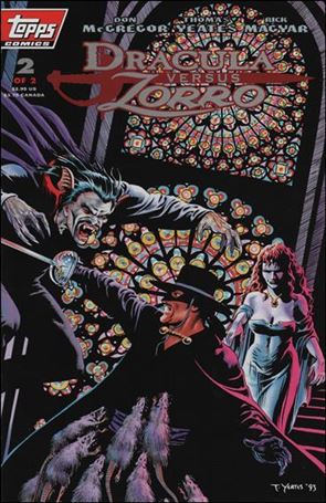Dracula vs Zorro (1993) issue 2-B Unbagged
