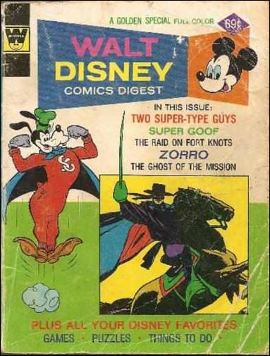 Walt Disney Comics Digest issue 52-B Whitman Cover