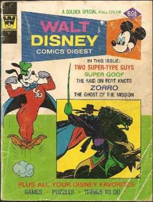 Walt Disney Comics Digest issue 52-B Whitman Cover
