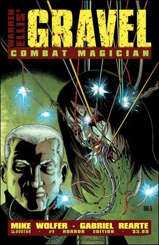 Gravel: Combat Magician issue 1-C Horror Cover