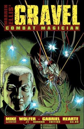 Gravel: Combat Magician issue 1-C Horror Cover