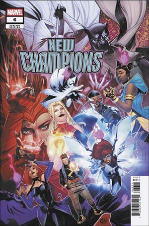 New Champions issue 6-B Edwin Galmon Cover