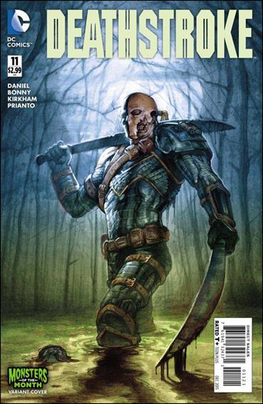 Deathstroke (2014) issue 11-B E.M. Gist Monsters of the Month Cover