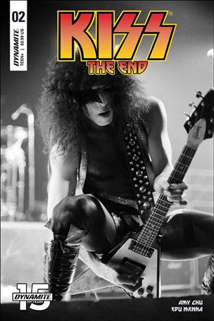 Kiss: The End issue 2-D Photo Cover