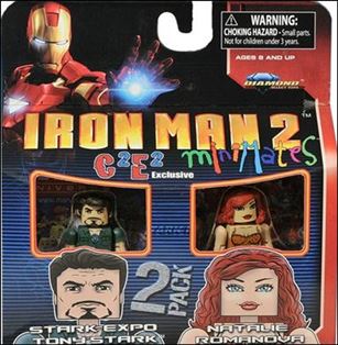 Marvel Minimates (Exclusives) figure 53 Stark Expo Tony Stark and Natalie Romanova