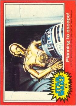 Star Wars: Series 2 (Base Set) card 114 Planning to escape!