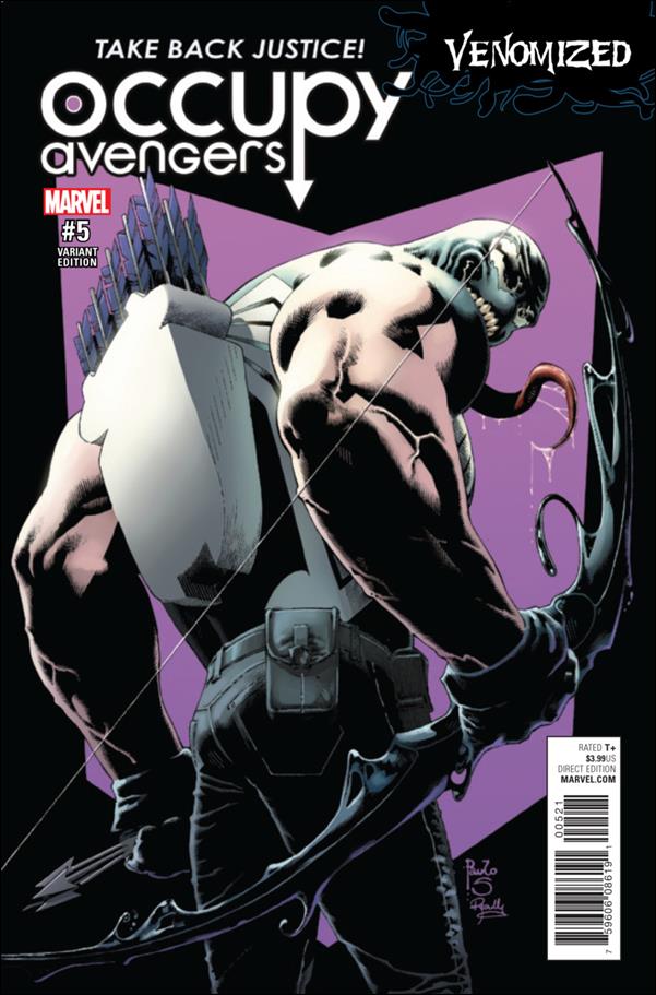 Occupy Avengers issue 5-B Paulo Siqueira Venomized Cover