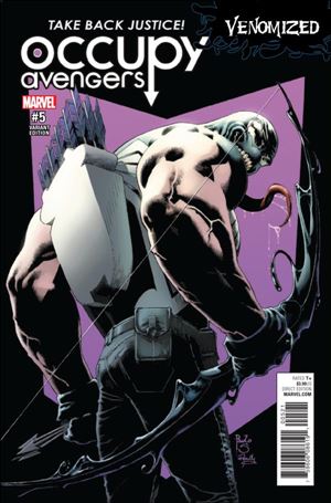 Occupy Avengers issue 5-B Paulo Siqueira Venomized Cover