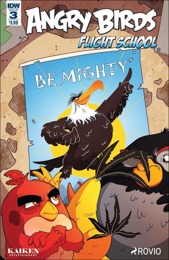 Angry Birds: Flight School issue 3 Philip Murphy Cover
